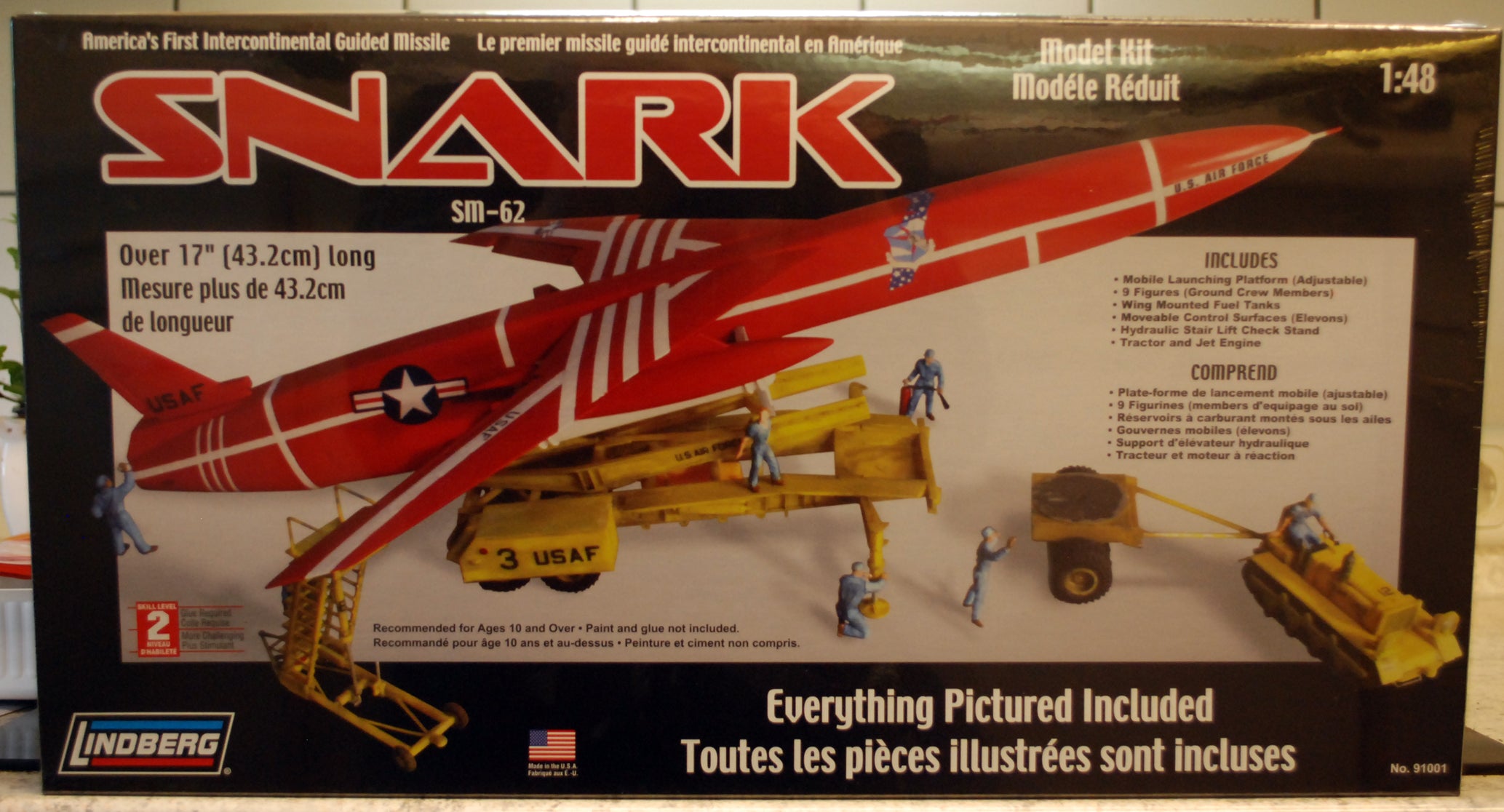Lindberg 91001 Snark SM-62 Intercontinental Missile 1:48