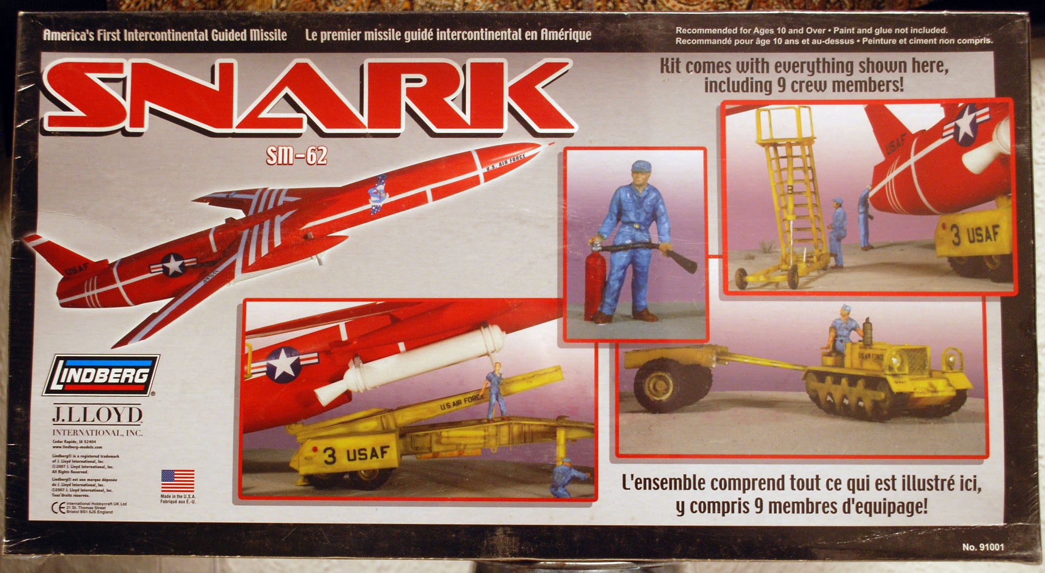 Lindberg 91001 Snark SM-62 Intercontinental Missile 1:48