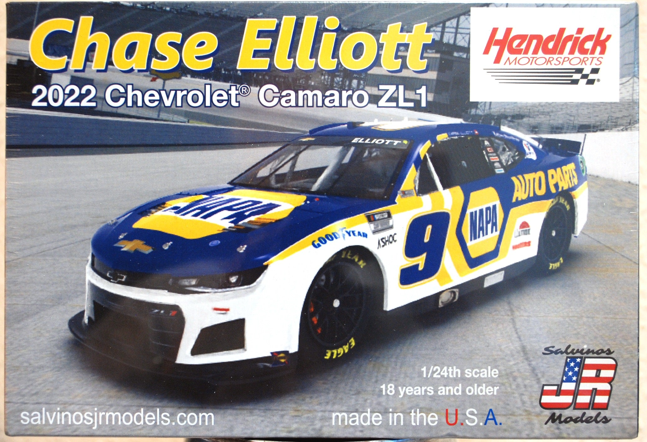 2022 Chevrolet Camaro Chase Elliott Napa 1:24 Salvinos JR 312558