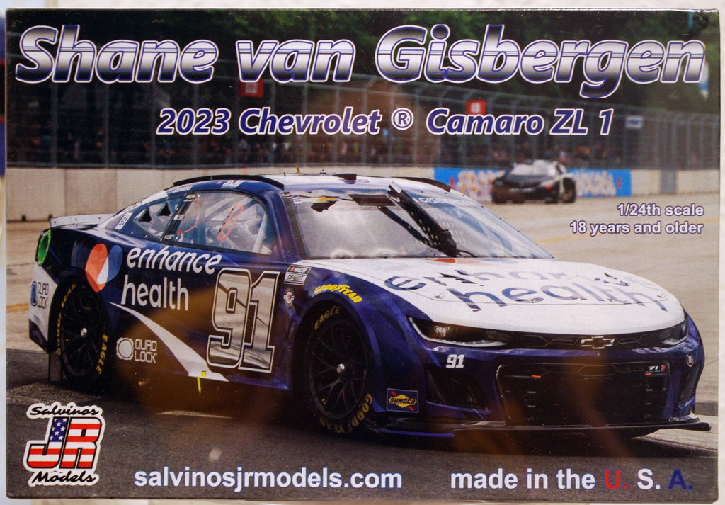 2023 Chevrolet Camaro Shane van Gisbergen Enhance Health 1:24 Salvinos JR 412944