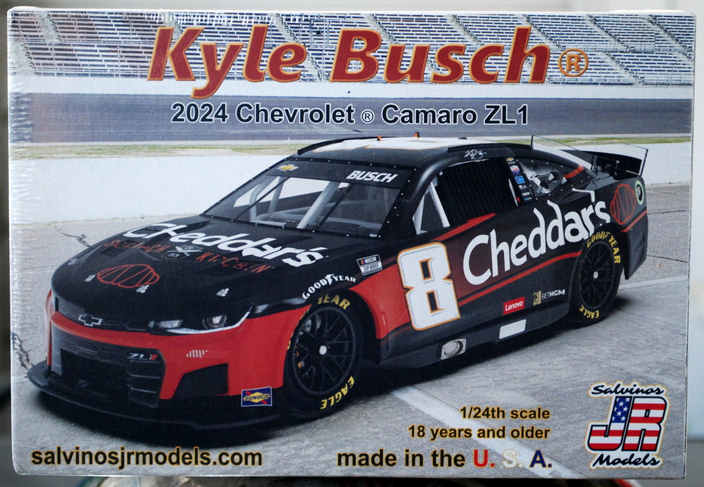 2024 Chevrolet Camaro ZL 1 Kyle Bush Cheddars 1:24 Salvinos JR 438418