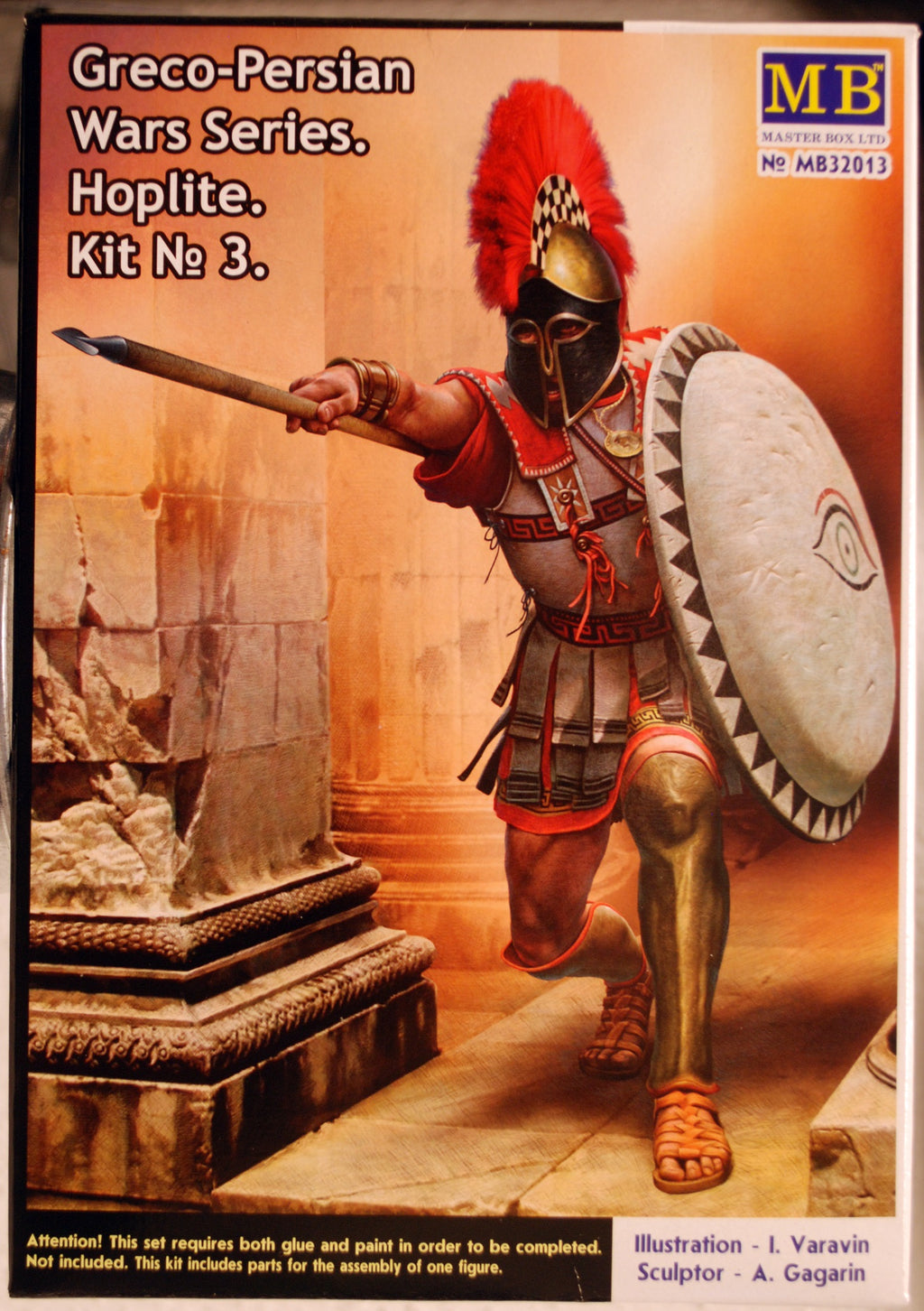32013 Master Box Greco-Persian Wars Hoplite Kit # 3 1:32