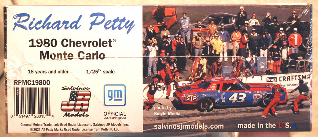 1980 Chevy Monte Carlo  # 43 Richard Petty STP 1:25 Salvinos JR 280154