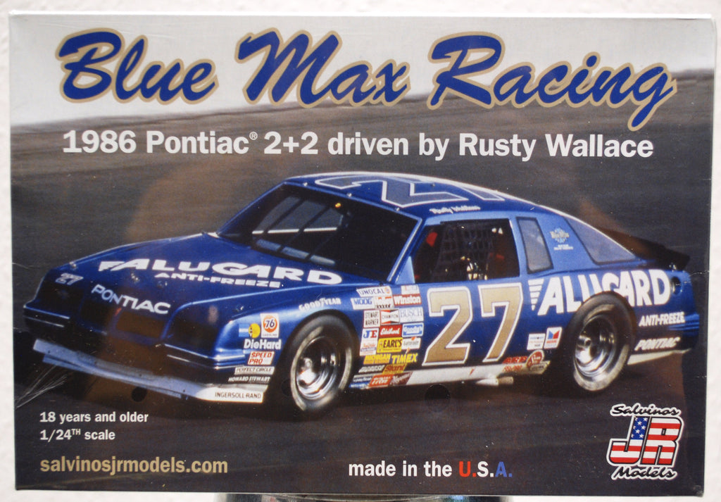 1986 Pontiac Grand Prix #27 Rusty Wallace Blue Max Racing 1:25 Salvinos JR 159054