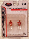 38364 American Diorama Race Day Figures Set 6 1:43