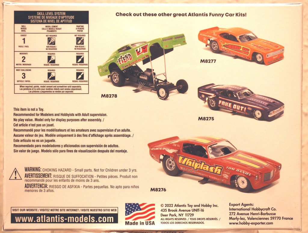 Atlantis 1120 Tom McEwens Moongoose Dragster 1:32 Snap Bausatz