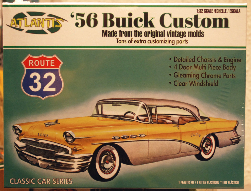 Atlantis 1230 1956 Buick Custom 1:32 wieder neu 2025 Bausatz