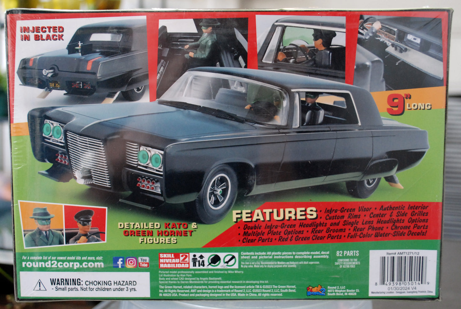 AMT 1271 The Green Hornet Black Beauty Chrysler Imperial 1:25 New Tool