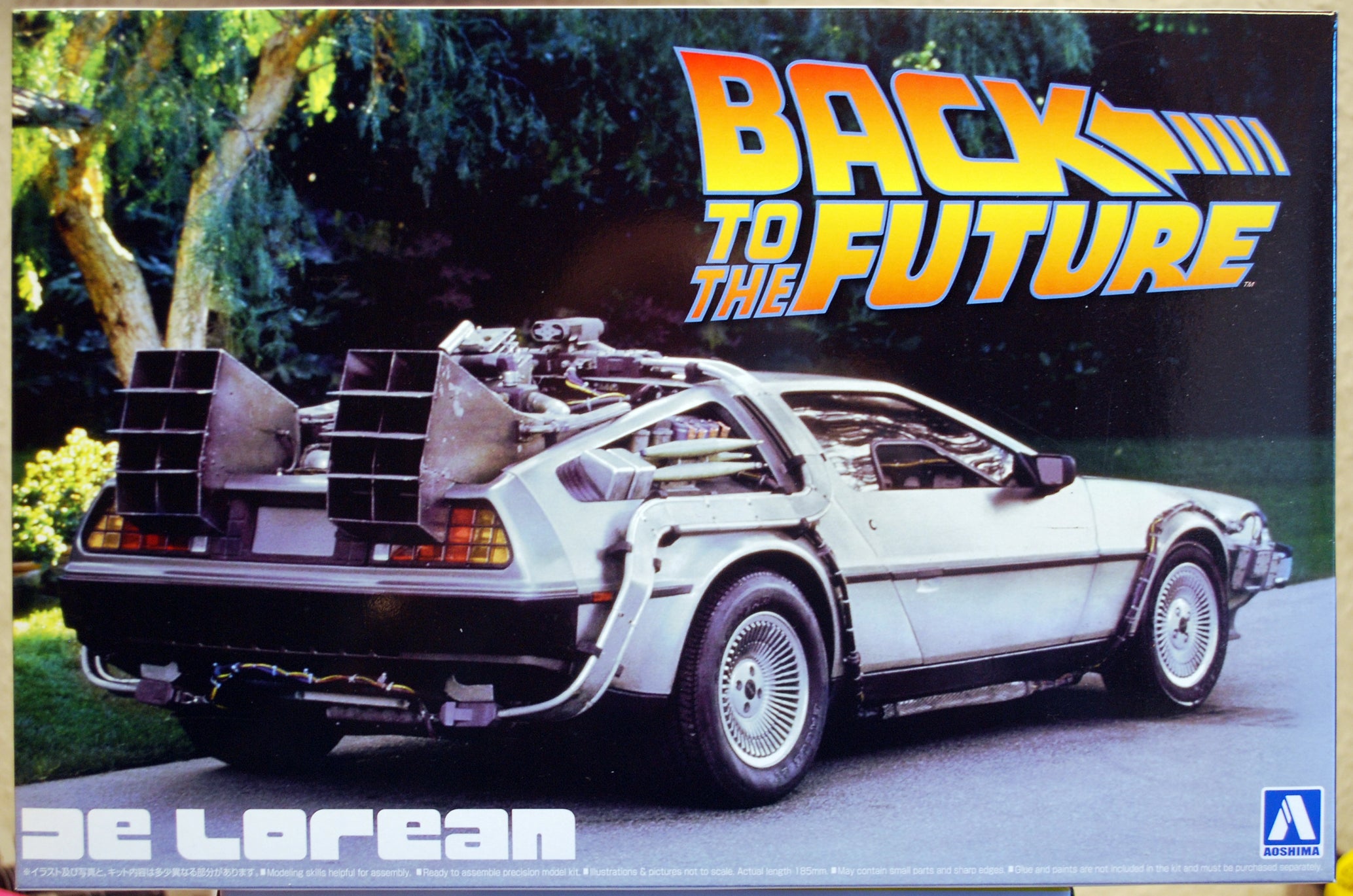 Aoshima 059166 DeLorean DMC-12 Zurück in die Zukunft I Bausatz 1:24