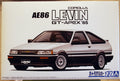 Aoshima 061923 1985 Toyota Corolla Levin AE86 GT Apex JDM 1:24