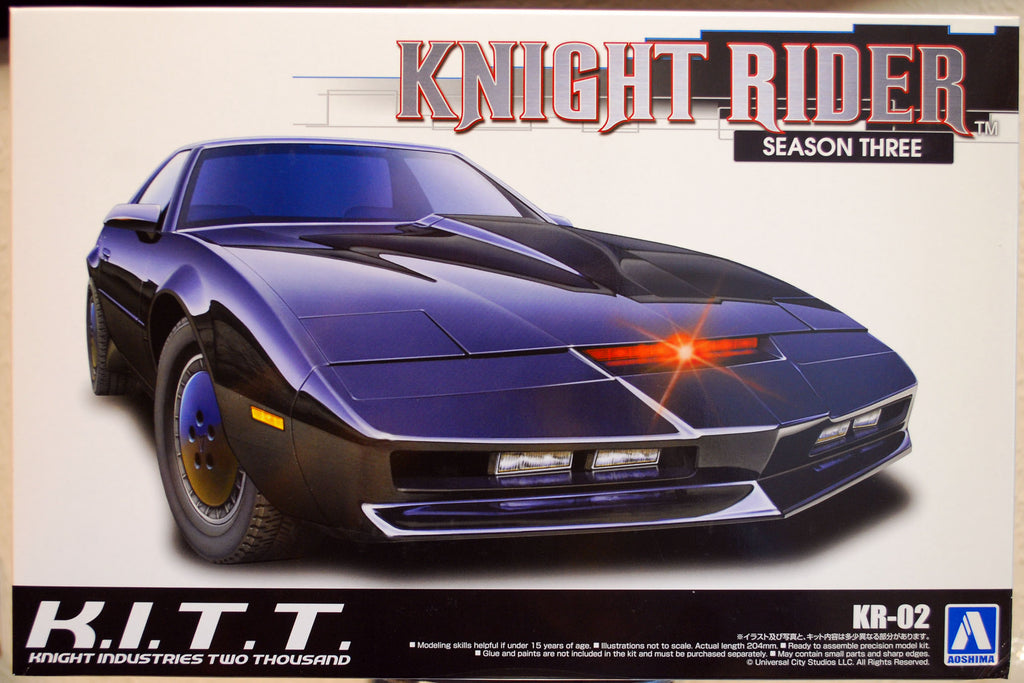 Aoshima 063217 1982 Pontiac Firebird Trans Am Knight Rider K.I.T.T. Season Three