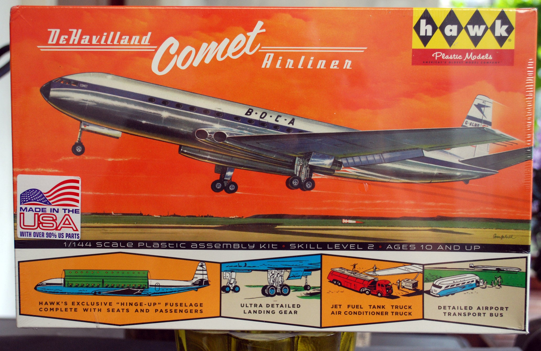 Lindberg Hawk 512 de Havilland Comet Airliner 1:144
