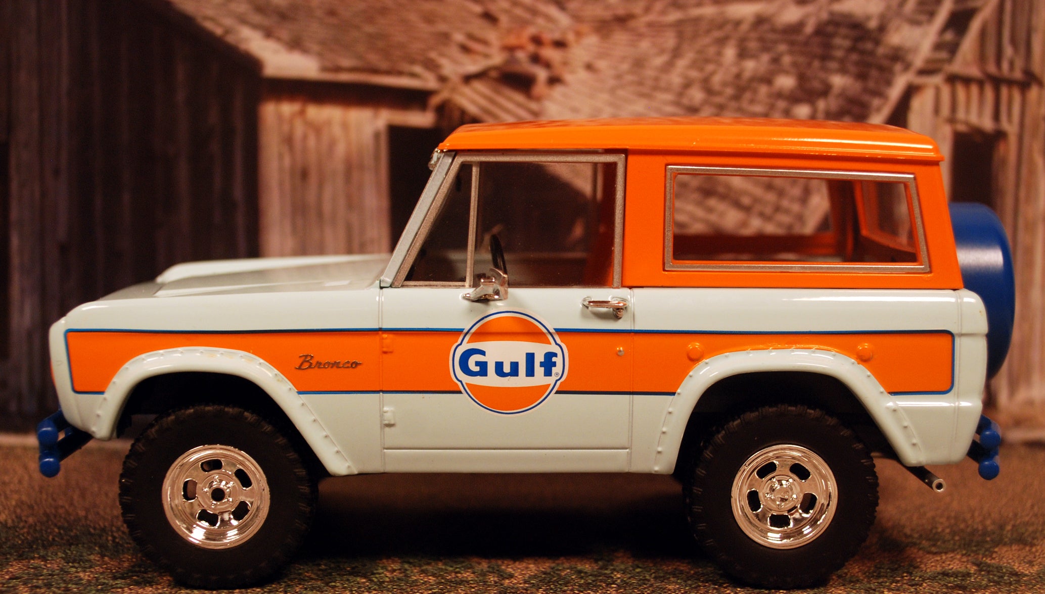 Greenlight 85071 1966 Ford Bronco Gulf 1:24