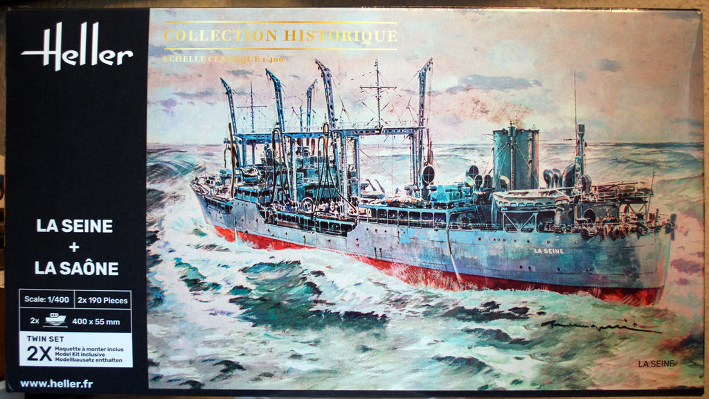 Heller 85050 1939 La Seine & La Saone Support Tanker 1:400