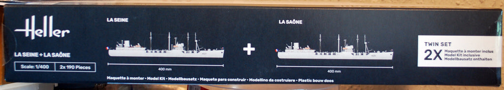 Heller 85050 1939 La Seine & La Saone Support Tanker 1:400
