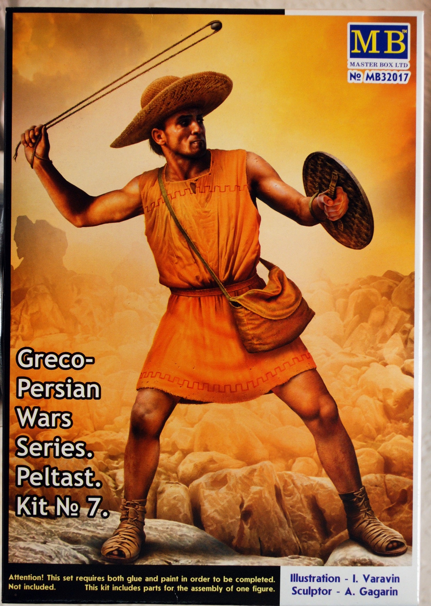 32017 Master Box Greco-Persian Wars Peltast Kit#7 1:32