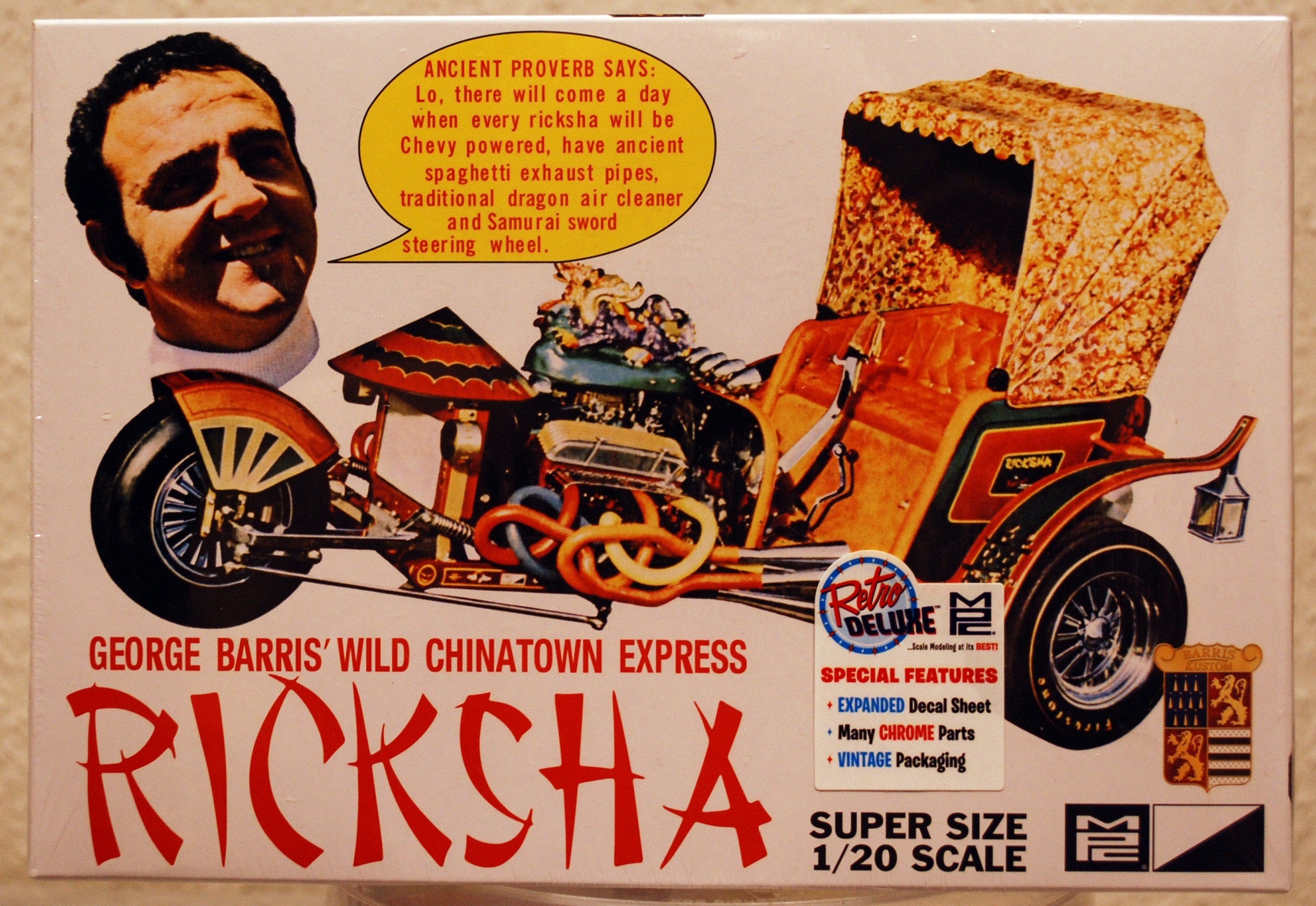 MPC 965 Ricksha George Barris Show Car 1:20