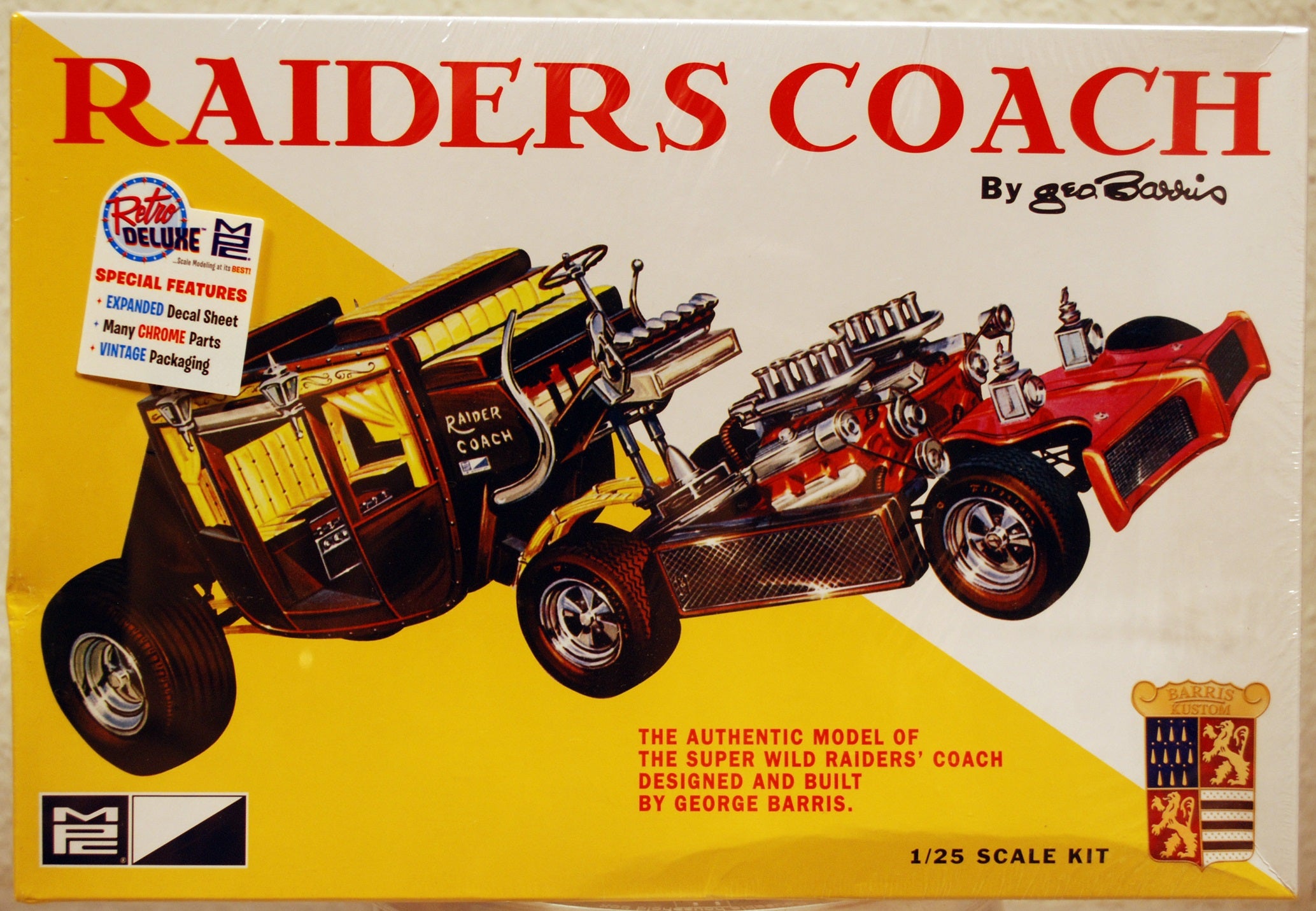MPC 977 Raiders Coach George Barris Show Car 1:25