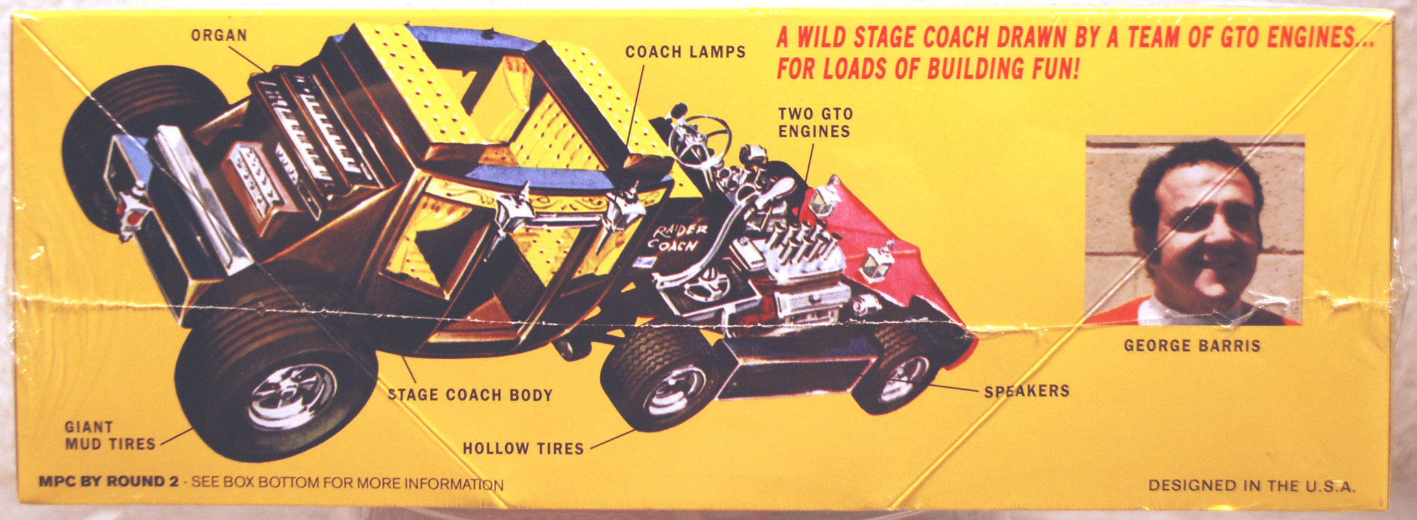 MPC 977 Raiders Coach George Barris Show Car 1:25