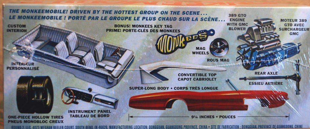 MPC 996 1966 Pontiac GTO Convertible Monkeemobile TV-Series 1:25