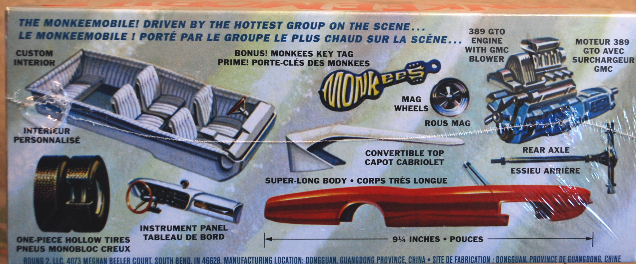MPC 996 1966 Pontiac GTO Convertible Monkeemobile TV-Series 1:25