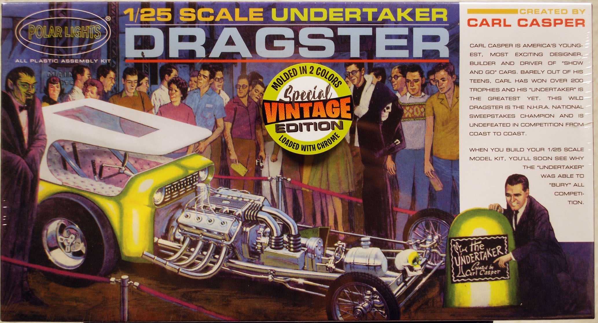 Polar Lights 996 Carl Caspers Undertaker Dragster 1:25