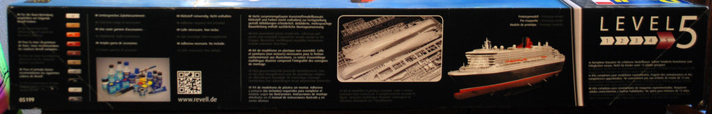 REVELL 05199 Ocean Liner Queen Mary 2 Platinum Edition1:400