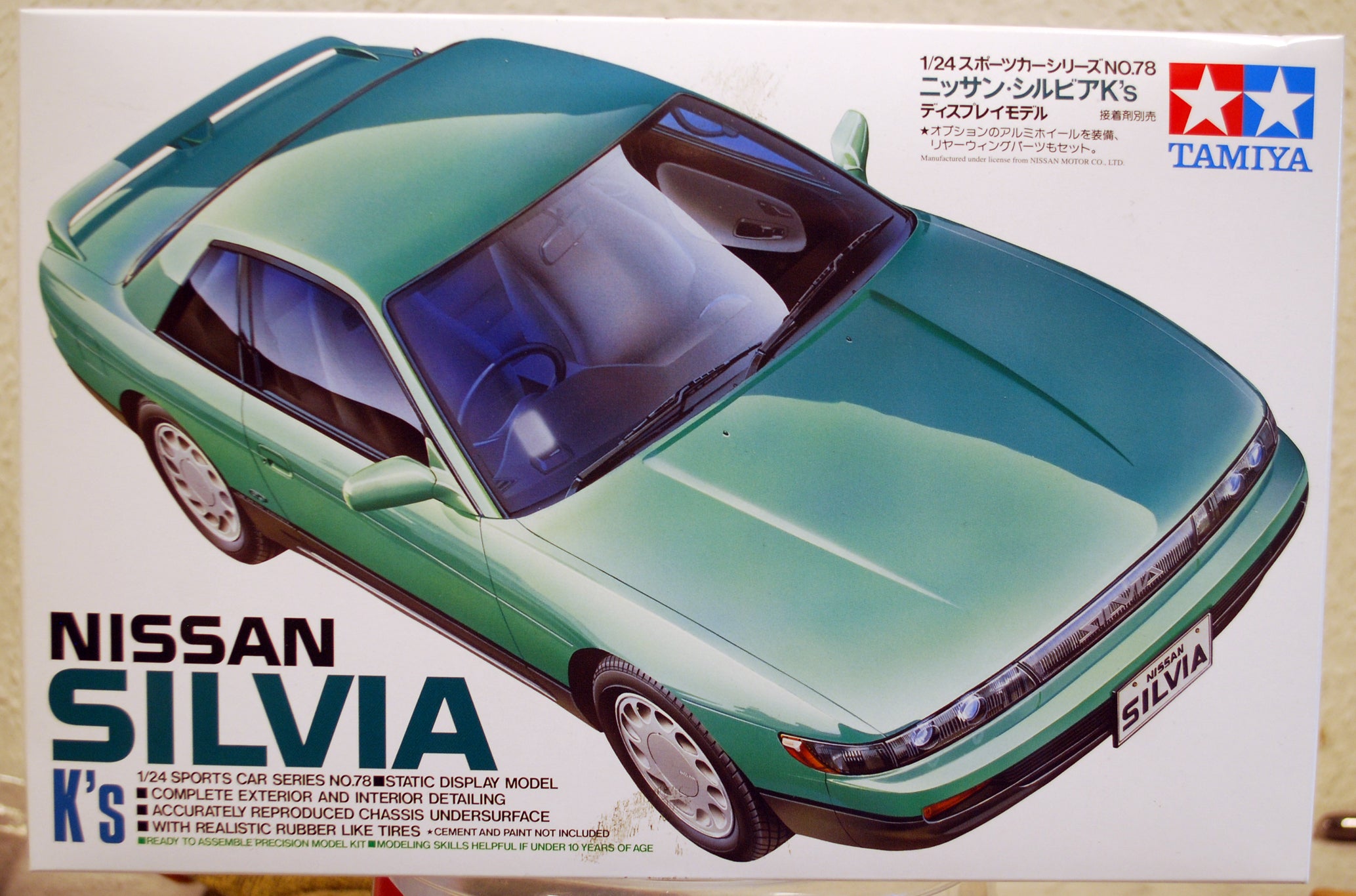 Tamiya 24078 1988 / 1991 Nissan Silvia S 13 / PS13 K´s JDM 1:24