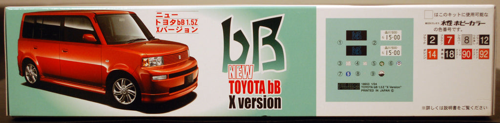 Fujimi 047393 2000 Toyota bB X Version JDM, 1:24 Bausatz