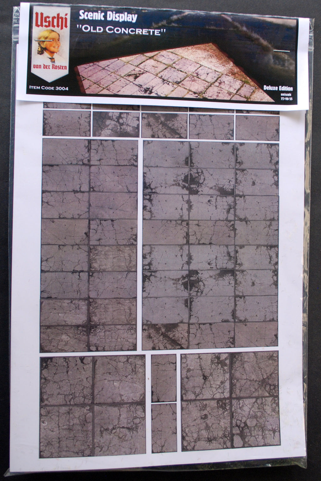 Uschi van der Rosten 3003 Scenic Display Old Concrete 1:72