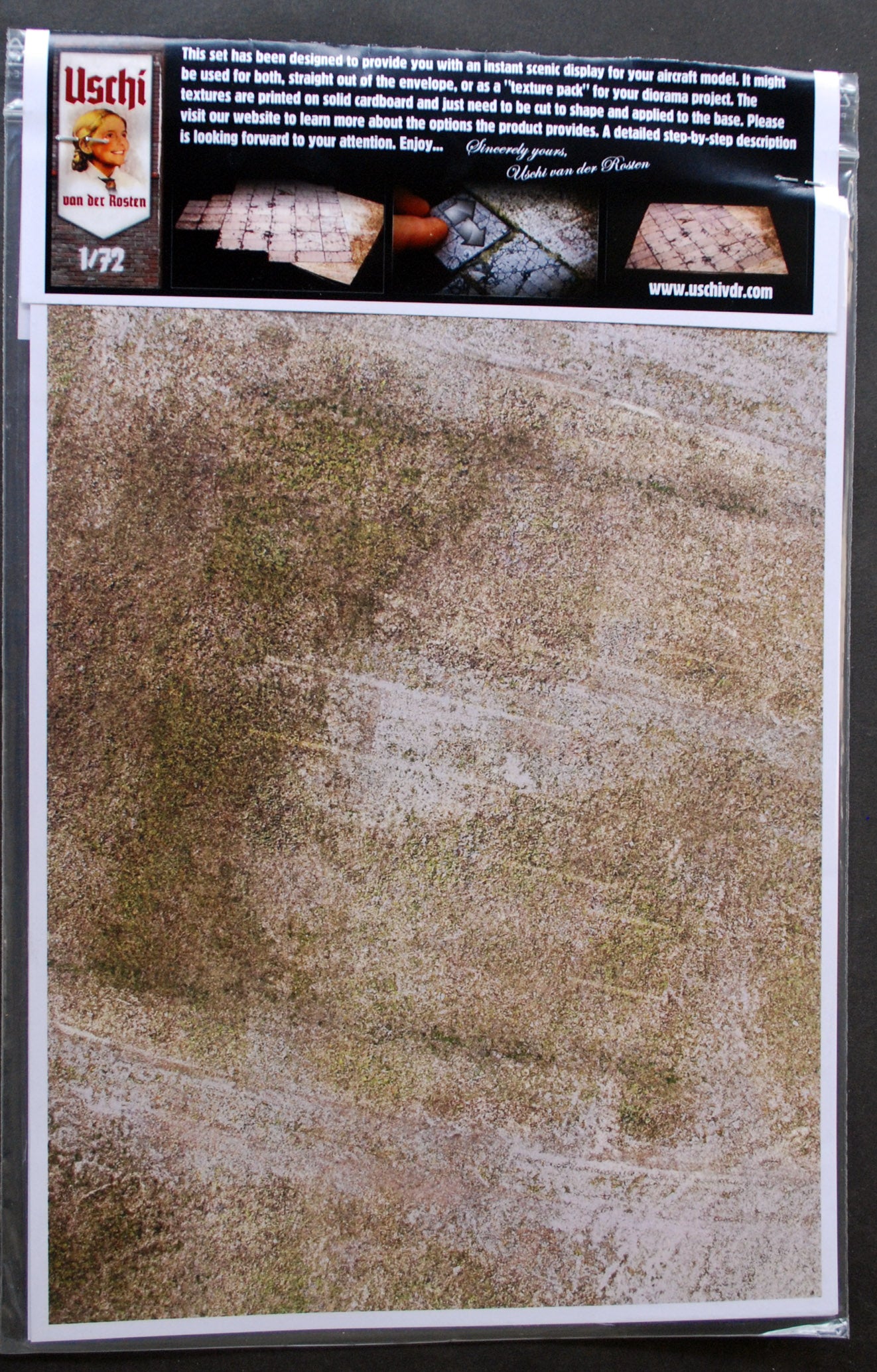Uschi van der Rosten 3003 Scenic Display Old Concrete 1:72