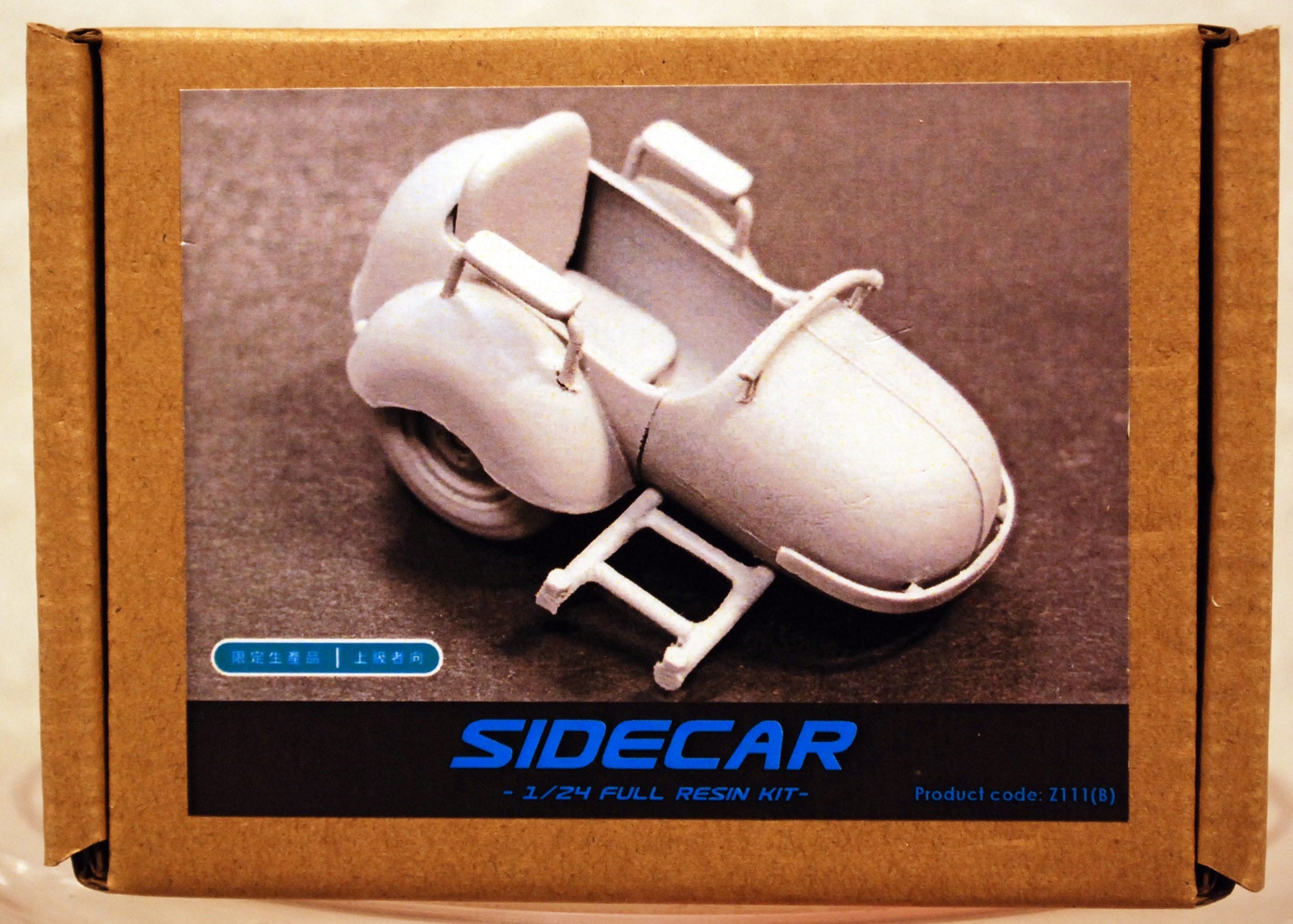 Sidecar Seitenwagen für die Vespa 125 VNB 1:24 ZoomOn 111B