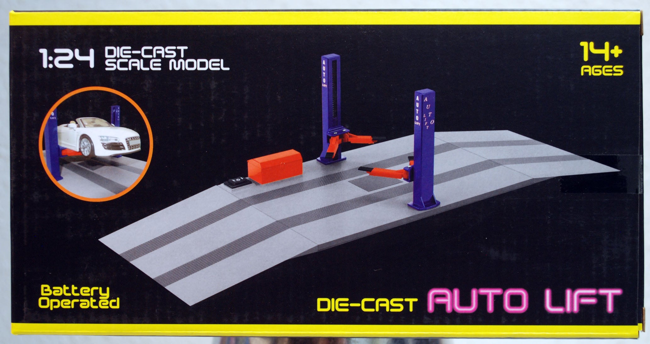 Triple 9 249908 Werkstatt Zwei Säulen Hebebühne 2 post Auto Lift 1:24