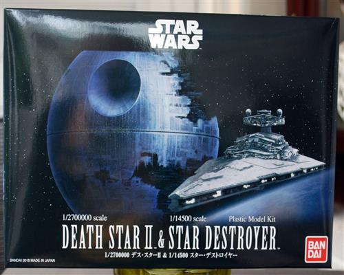 Star Wars Death Star & Star Destroyer Bandai 230358 Revell 01207