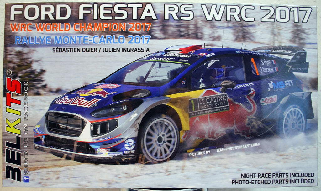 Belkits 012 2017 Ford Fiesta Rallye Monte Carlo Ogier/Ingrassia 1:24 neu 2019