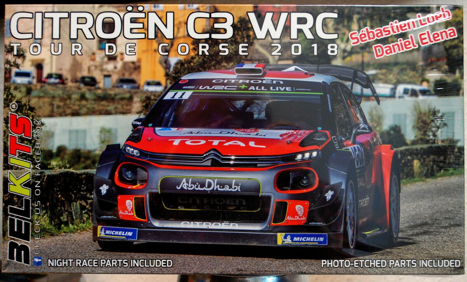 Belkits 017 2018 Citroen C3 Tour de Corse S. Loeb / D. Elena1:24 neu 2021