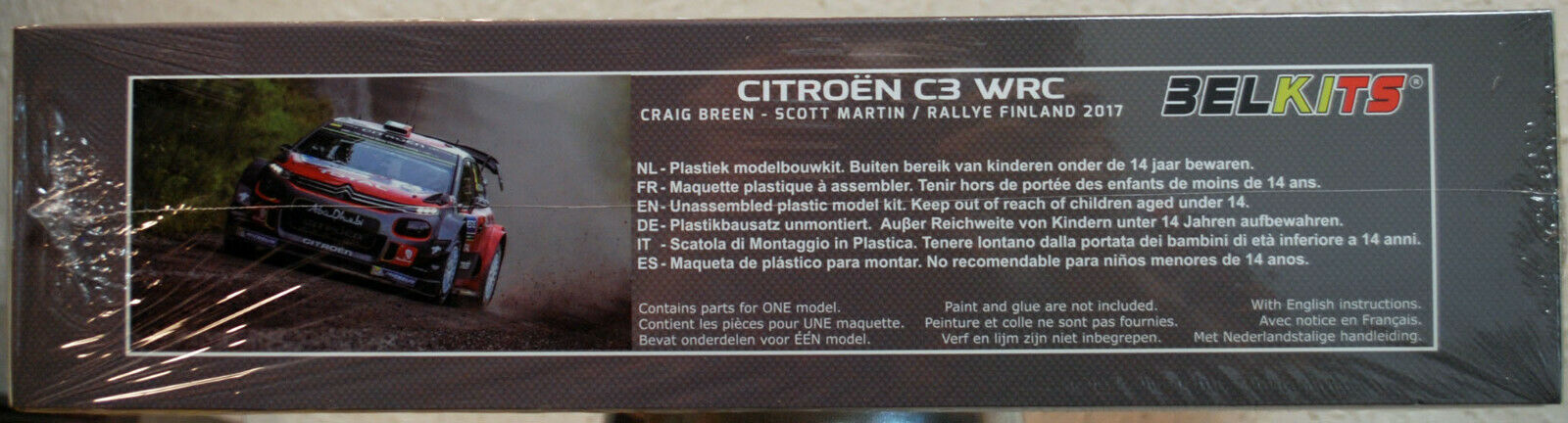 Belkits 018 2017 Citroen C3 Rallye Finland C. Breen / S. Martin 1:24 neu 2021