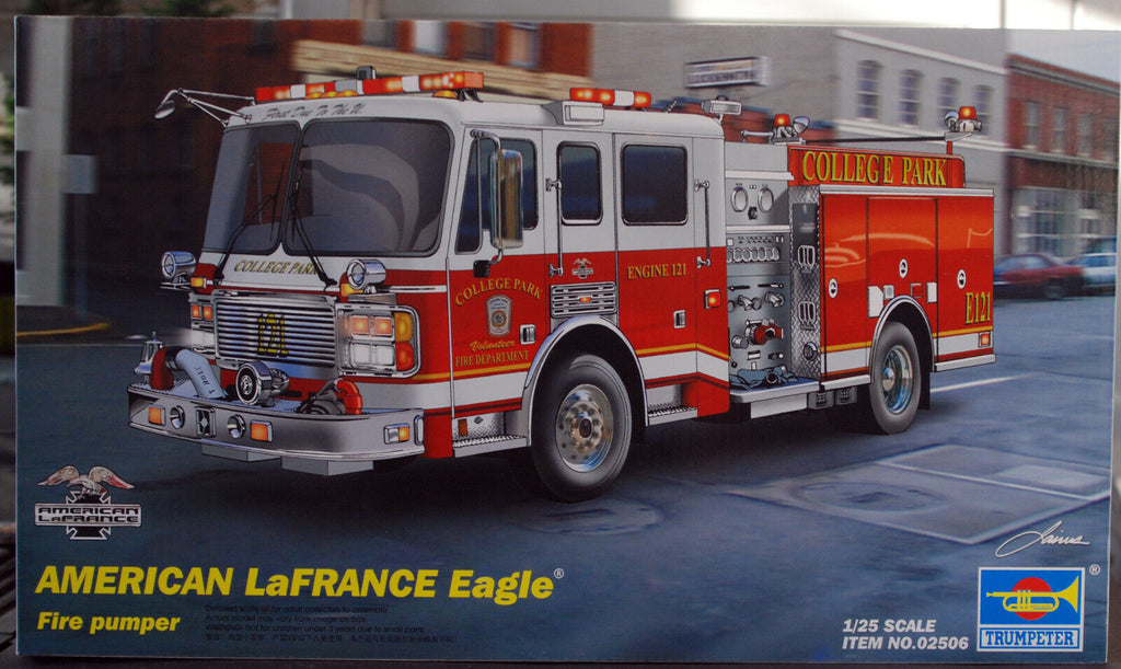 American La France Eagle Fire Pumper Feuerwehr 1:25 Trumpeter 02506