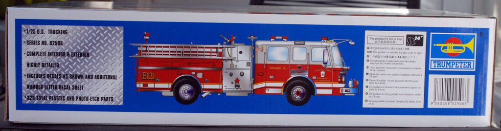 American La France Eagle Fire Pumper Feuerwehr 1:25 Trumpeter 02506