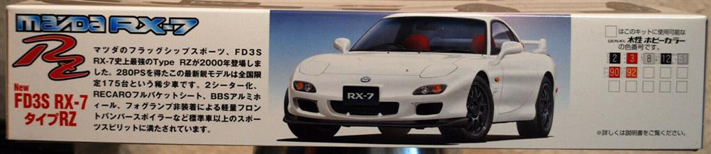 Fujimi 035130 2000 Mazda RX-7 FD3S Type RZ JDM 1:24 Bausatz