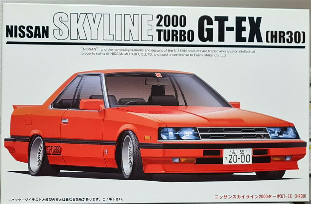 Fujimi 037158 1984 Nissan Skyline 2000 GT Turbo HR30 JDM 1:24 Bausatz