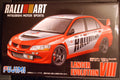 Fujimi 038179 2004 Mitsubishi Lancer GSR Evolution VIII Ralli Art, 1:24