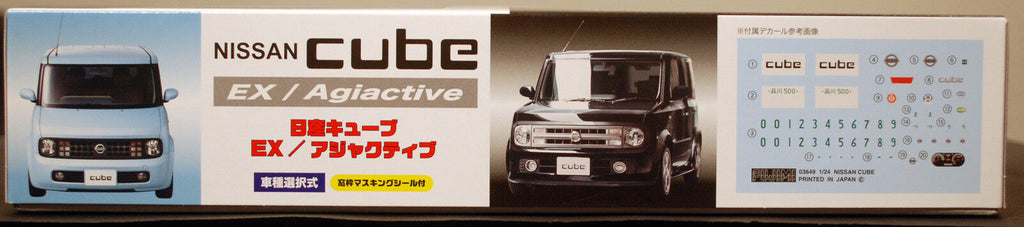 Fujimi 039374 2002 Nissan Cube Z11 EX / Agiactive JDM, 1:24