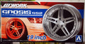 Aoshima 052440 Felgen Work Gnosis GS 2 19 Zoll inkl. Reifen, 1:24 # 05