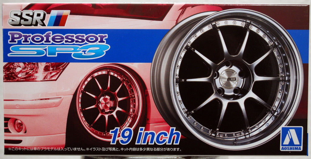 Aoshima 052549 Felgen SSR Professor SP 3 19 Zoll inkl. Reifen 1:24 #15