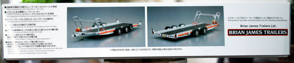 Aoshima 052600 Brian James A 4 Trailer Autoanhänger Transporter 1:24