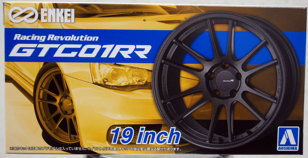 Aoshima 053317 Felgen Enkei GTC 01 RR Racing Revol. 19" inkl. Reifen 1:24 # 36