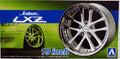 Aoshima 055298 Wedssport Kränze LXZ 19 Zoll Felgen+ Reifen JDM 1:24 # 87