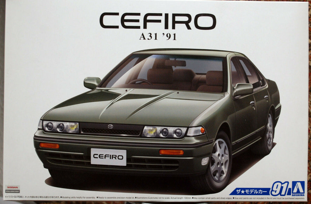 Aoshima 056448 1991 Nissan Wonder A31 Cefiro JDM 1:24