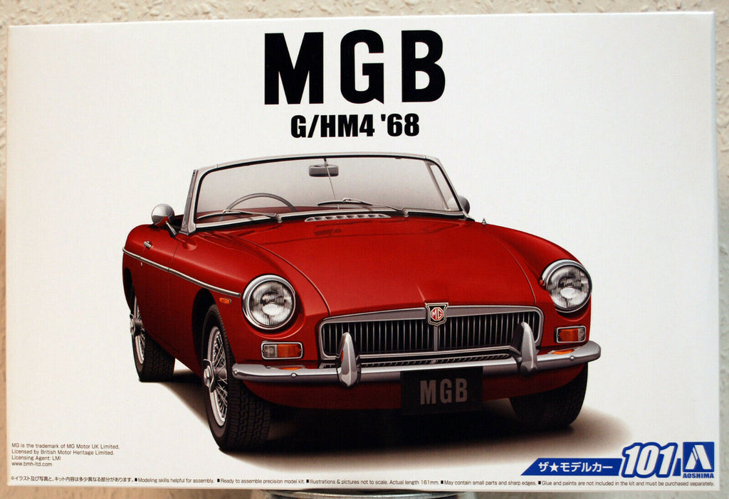 Aoshima 056851 1968 MG B G/HM4 68 1:24  wieder neu 2019
